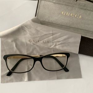 Gucci Authentic Black Eyeglass Frames GG 3678